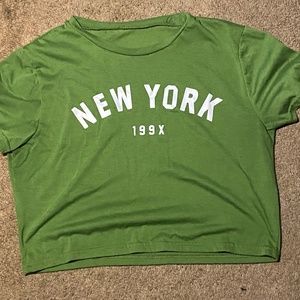 Green and White New York 199x Shirt